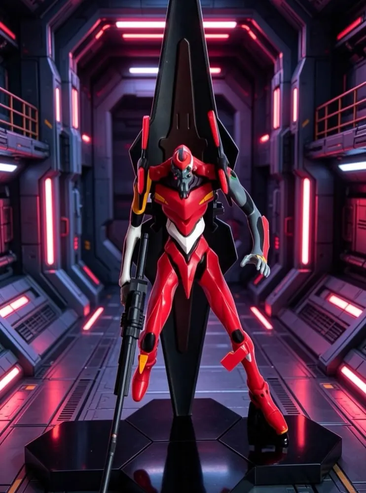 Figura EVA-02 (Neon Genesis Evangelion, 20 cm)