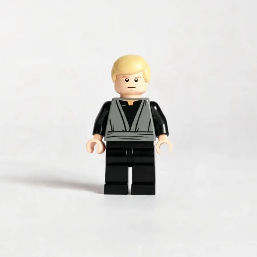Luke Skywalker with Dark Stone Gray Jedi Robe (sw0395)